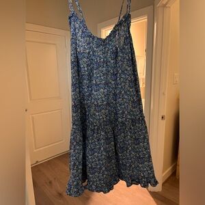 Blue Floral Dress